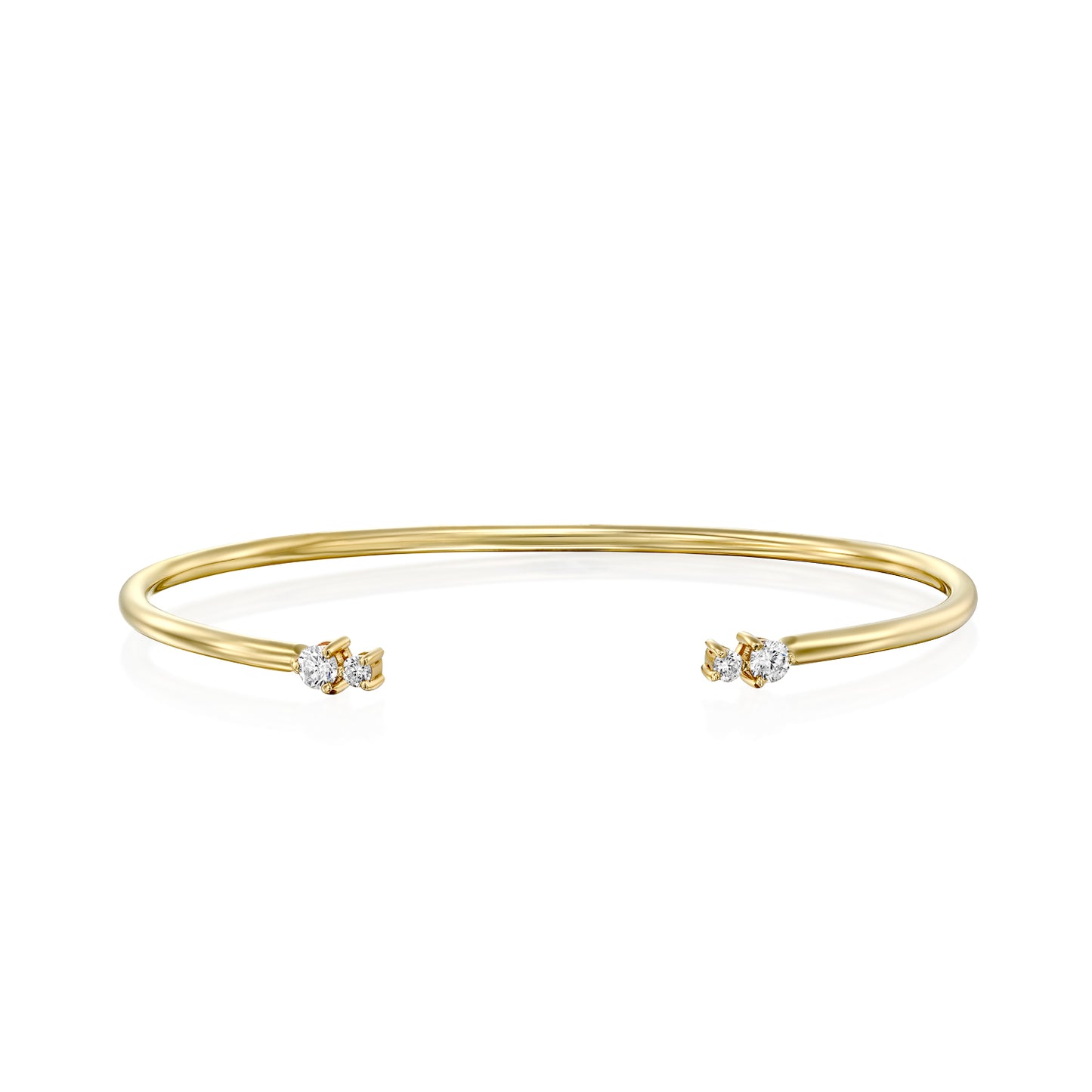 Face to Face Cuff Bracelet | צמיד שרוול פנים אל פנים