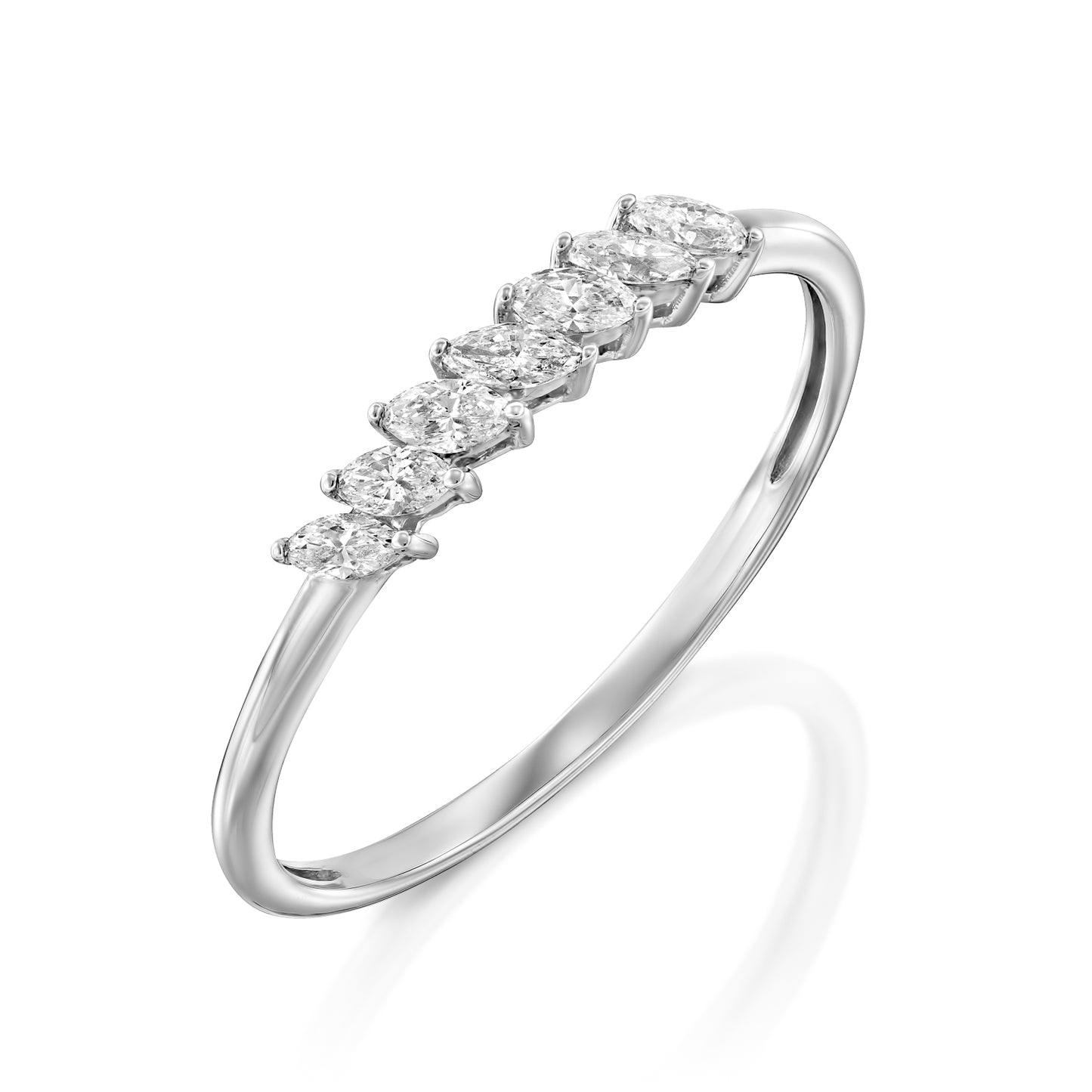 The Seven Eye Marquise Diamond Ring