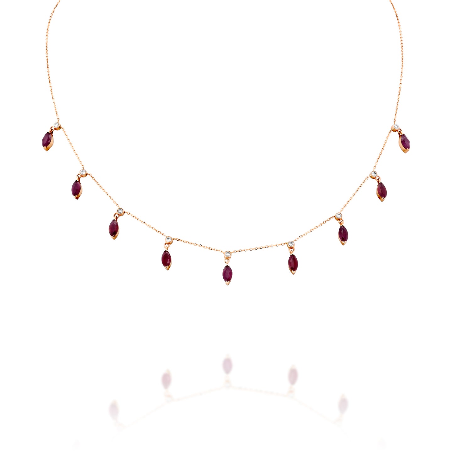 Marquise Ruby Necklace