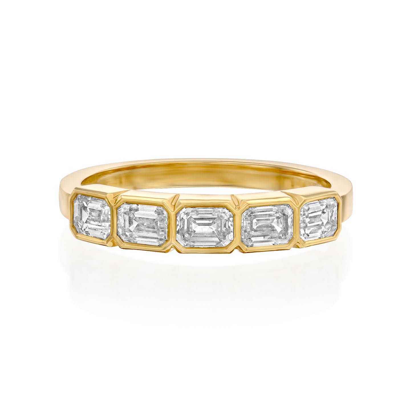 טבעת יהלומי אמרלד|Royal Emerald Ring