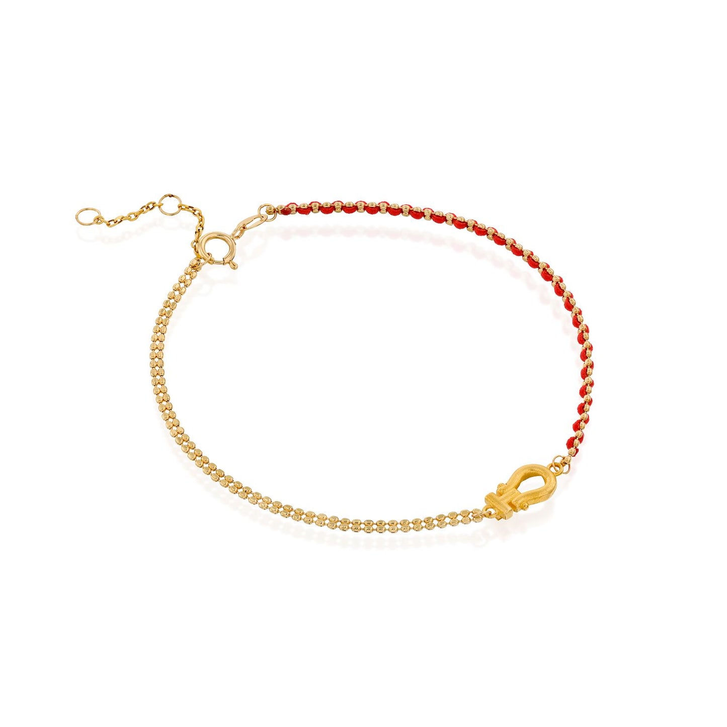 צמיד פרסה חוט אדום|Red String Bracelet