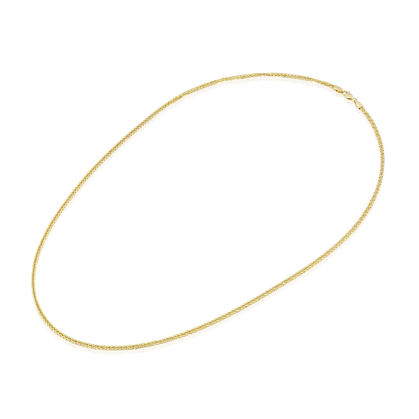 Men's Six Side Curb Chain | שרשרת לגבר זהב חוליות צמודות