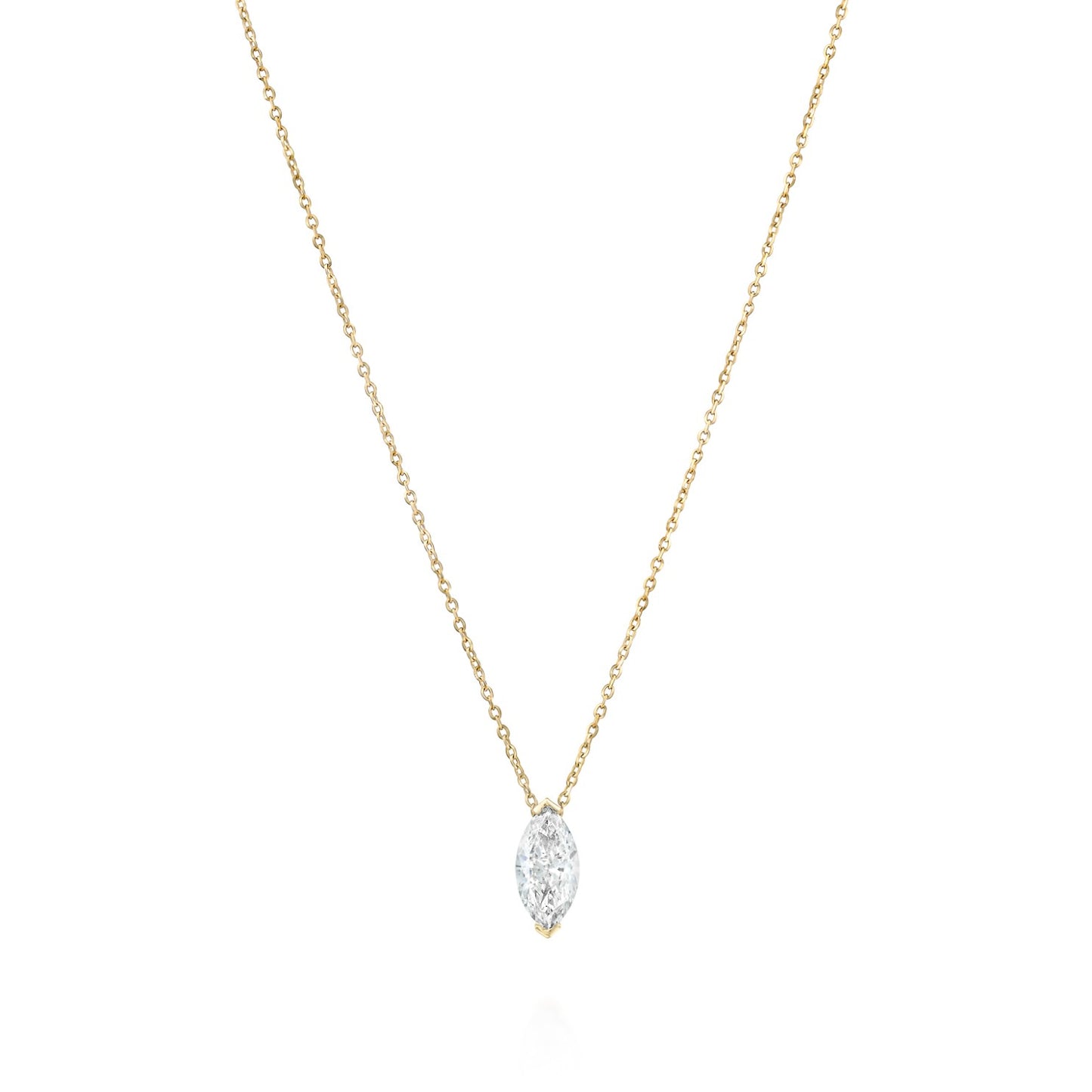 שרשרת יהלום מרקיזה|Marquise Touch