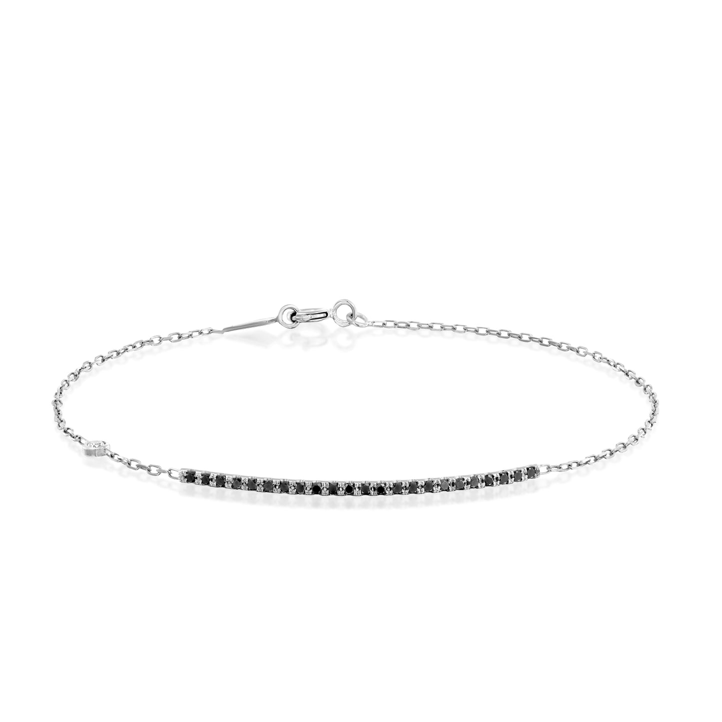 Black Diamond Bracelet Gold 14K