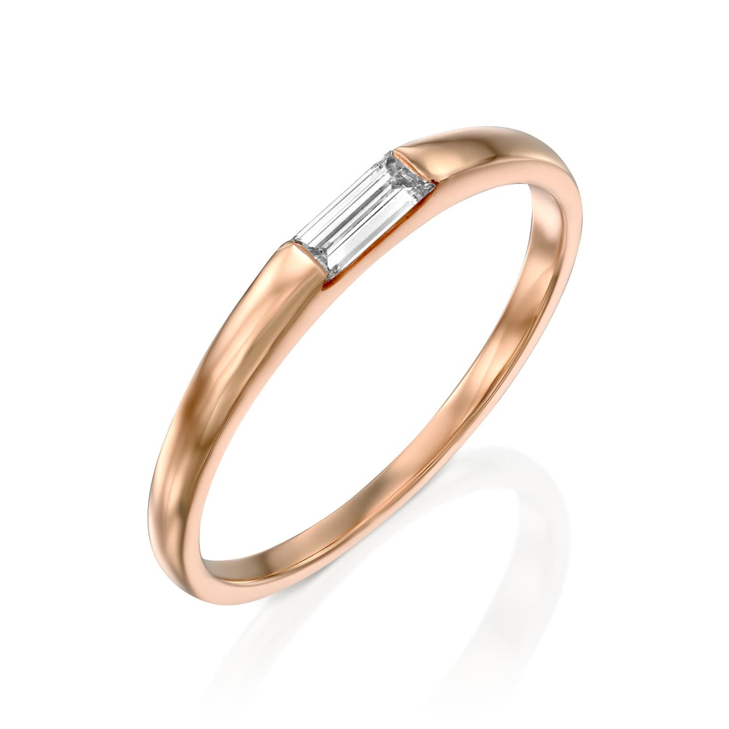 Enchanted Baguette | טבעת יהלום באגט