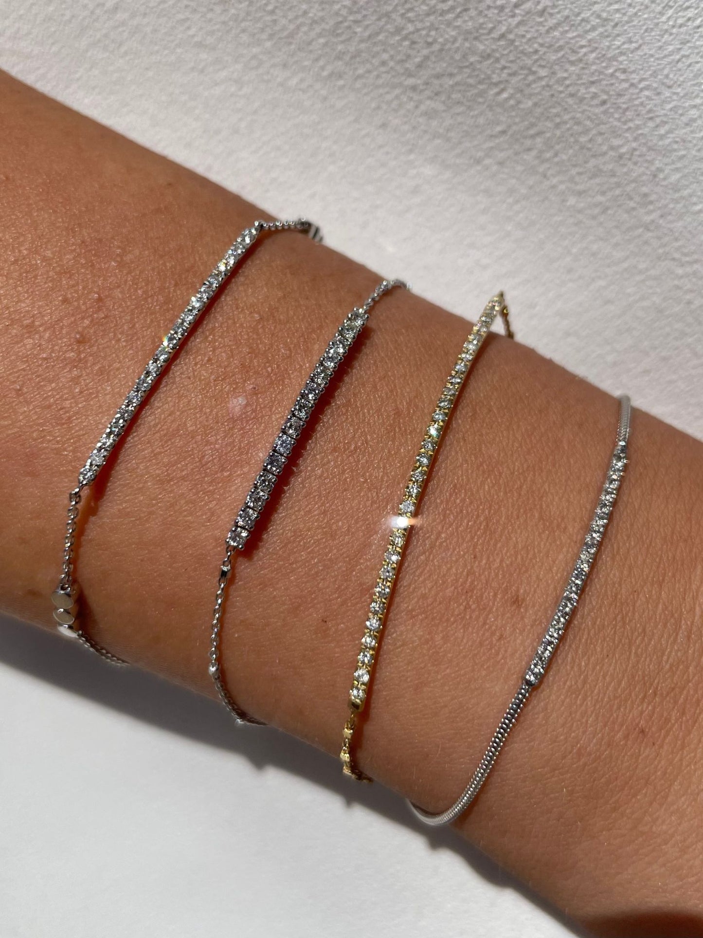 MAYMOND Underline | צמיד יהלומים 