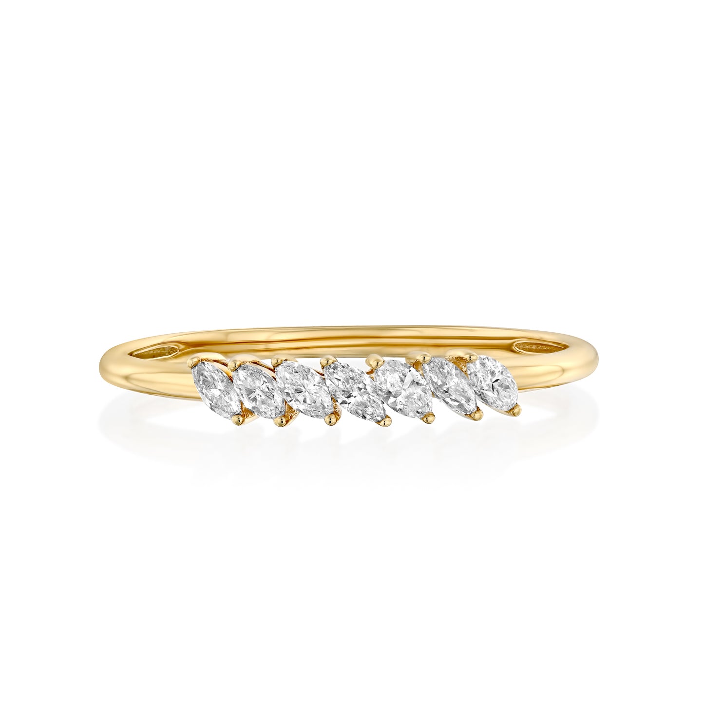 The Seven Eye Marquise Diamond Ring