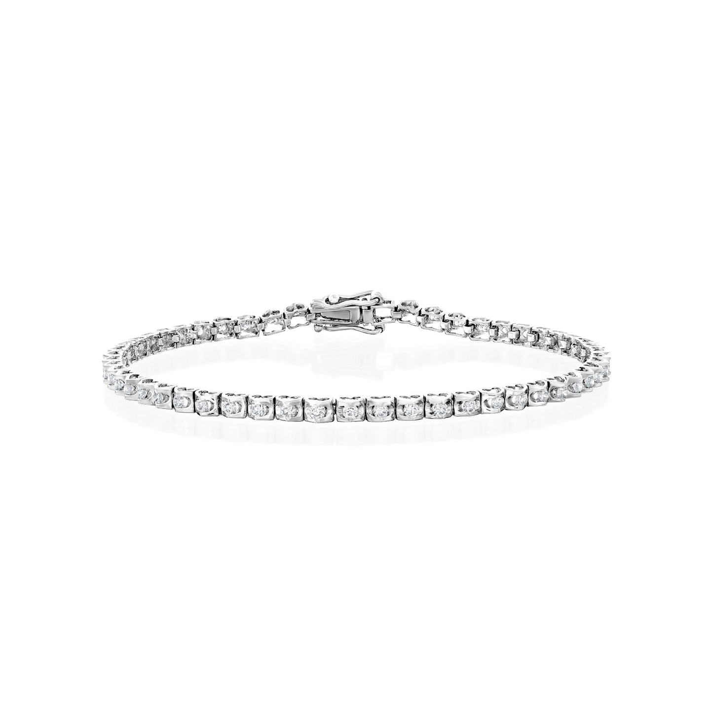 Heart's Tennis Bracelet|צמיד טניס לבבות