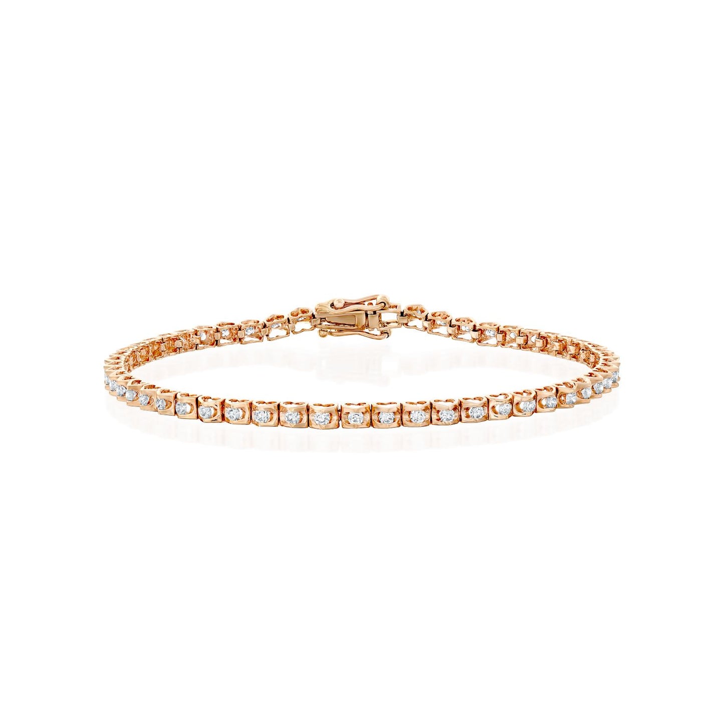 Heart's Tennis Bracelet|צמיד טניס לבבות