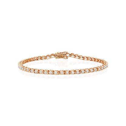 Heart's Tennis Bracelet|צמיד טניס לבבות