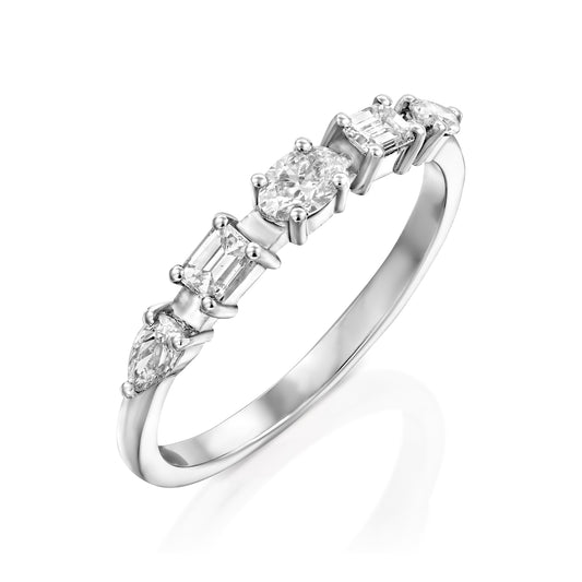 טבעת ליאור|Multi-Shape Diamond Ring