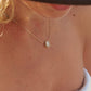 שרשרת דיסקית יהלום|Disco Diamond Necklace
