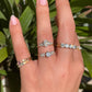 Romantic Oval Diamond Ring|טבעת רומנטית אובל