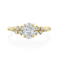 Romantic Oval Diamond Ring|טבעת רומנטית אובל