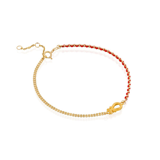 צמיד פרסה חוט אדום|Red String Bracelet