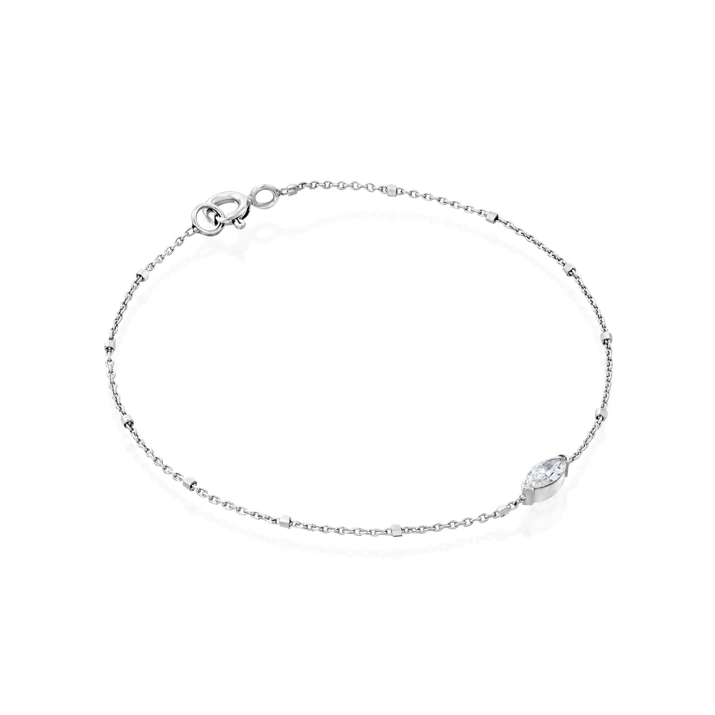צמיד מרקיזה|Marquise Diamond Bracelet