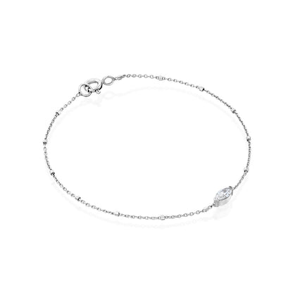 צמיד מרקיזה|Marquise Diamond Bracelet