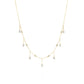 שרשרת יהלומי אמרלדים|Emerald Diamonds Necklace