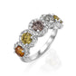 טבעת יהלומי פנסי טבעיים|Fancy Color Diamond Ring