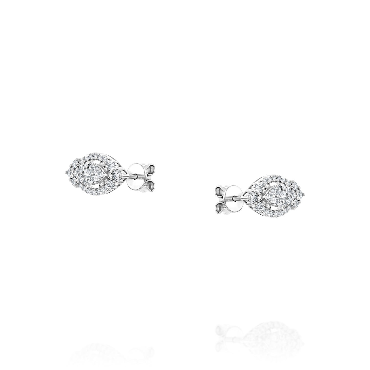 Marquise Eye Earrings| עגילי מרקיזה צמודים