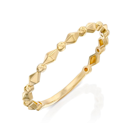טבעת זהב קיק|Kik Ring