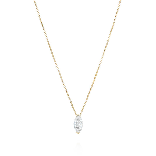 שרשרת יהלום מרקיזה|Marquise Touch