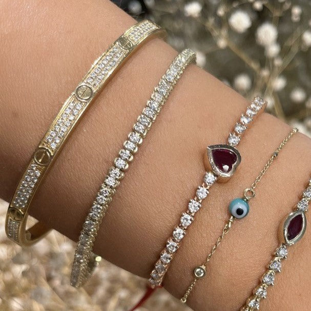 Oval Tennis Bracelet