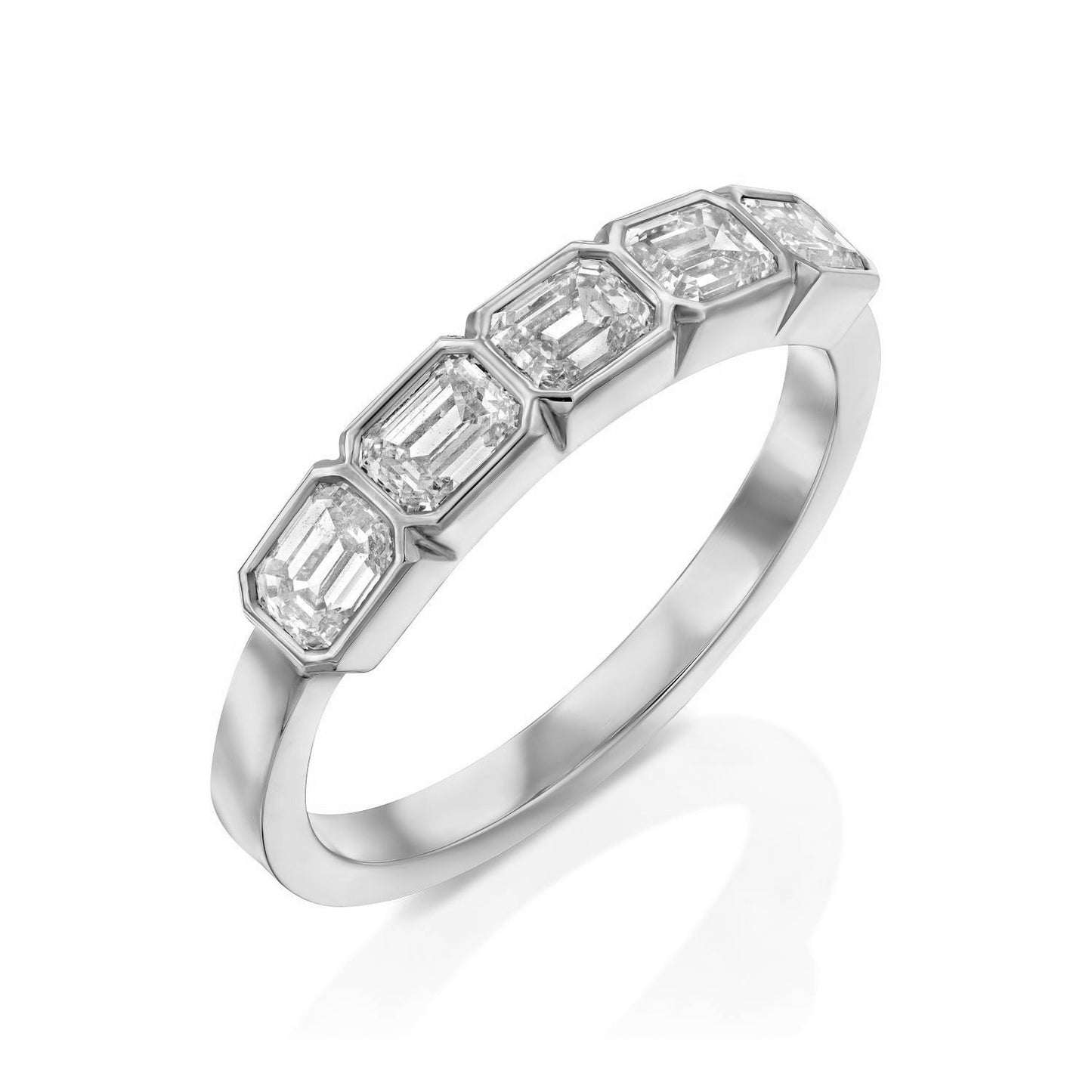 טבעת יהלומי אמרלד|Royal Emerald Ring