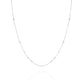 Floating Diamonds Necklace Gold 14K