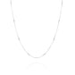 Floating White Diamonds Necklace Gold 14K