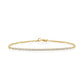 White Diamonds Bracelet Gold 14K
