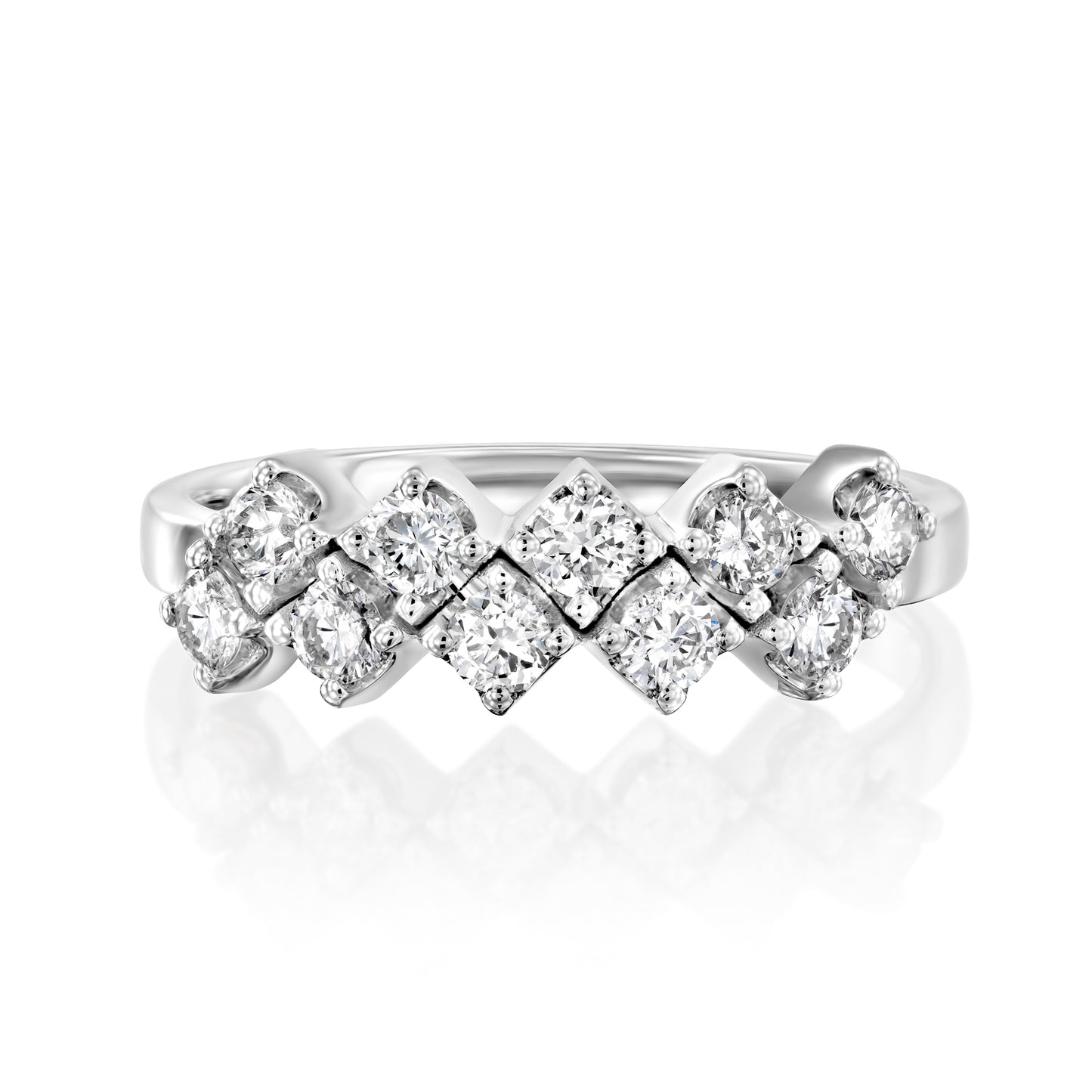 White Diamonds Ring Gold