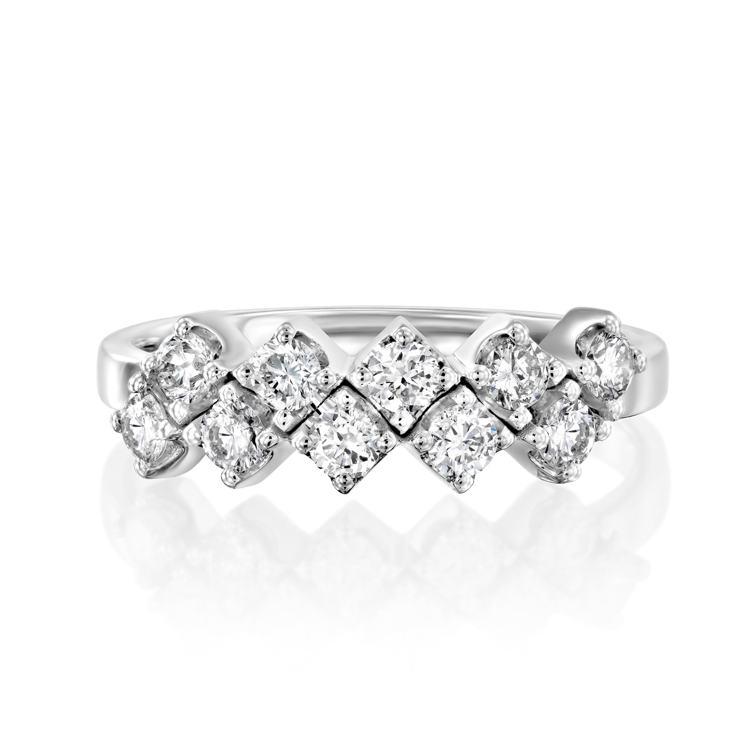 White Diamonds Ring Gold