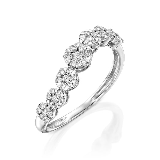 Flora Ring White - MAYMOND Jewelry