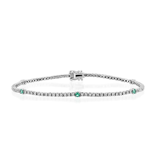 Emerald Tennis Bracelet